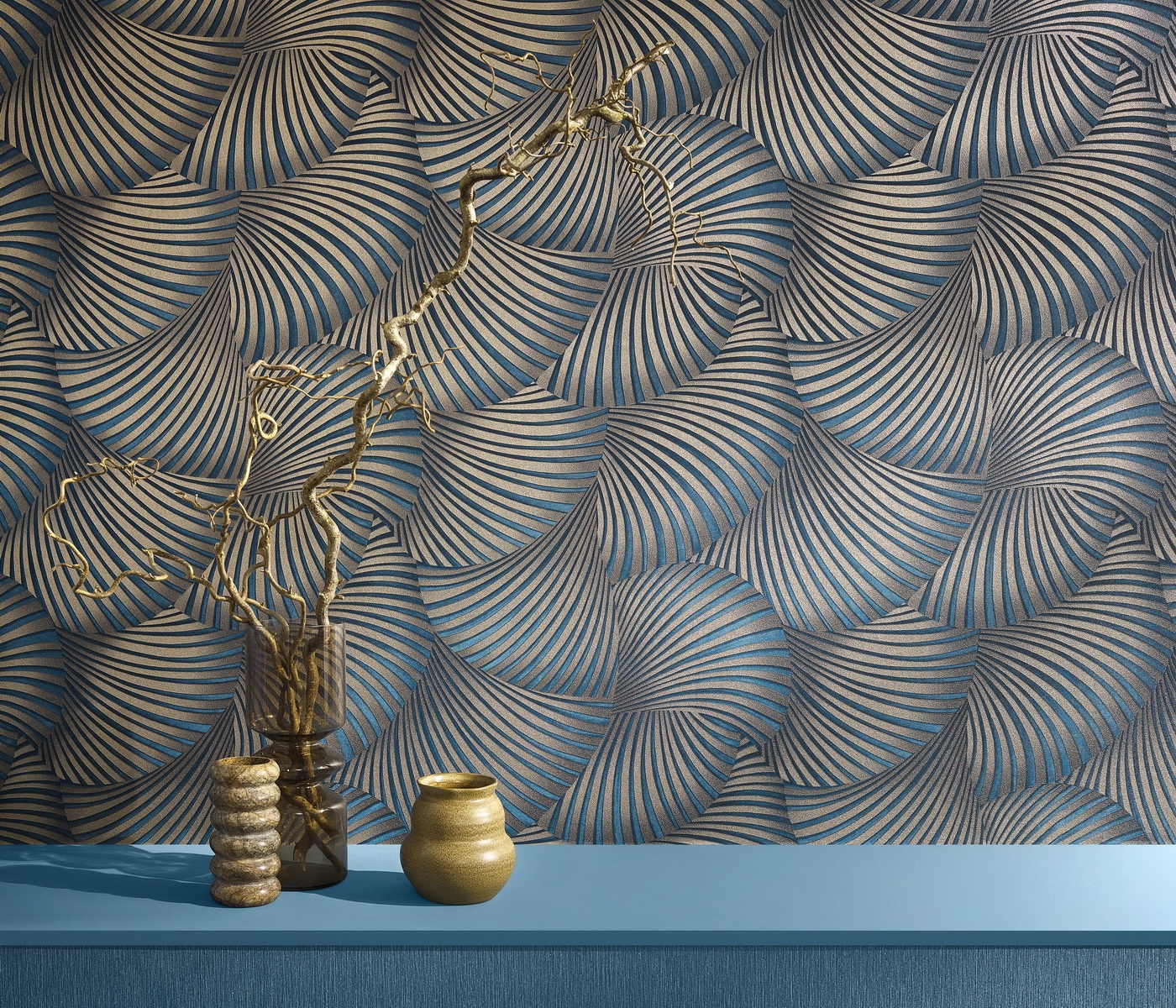 Обои в интерьере 12253-08